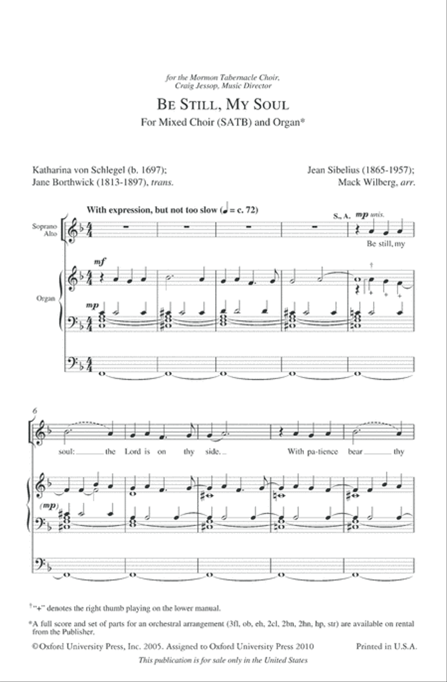 Be still, my soul 4-Part scores gallery preview page 2