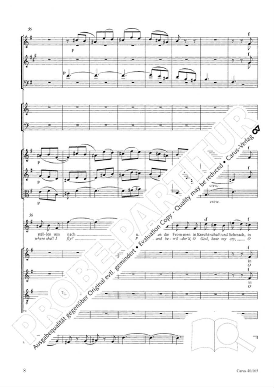 Hor mein Bitten (2 Fassungen) Score scores gallery preview page 19