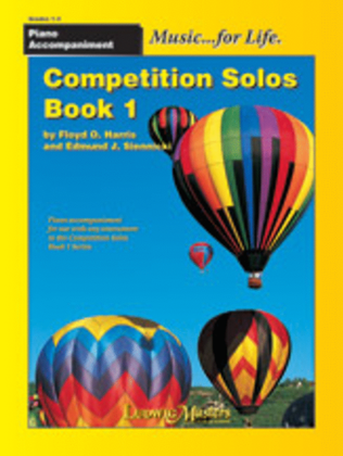 Book cover for Competition Solos, Book 1 Piano Accompaniment