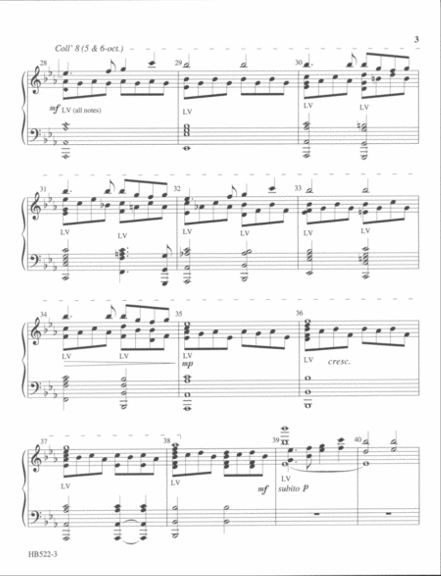 Love Came Down at Christmas - Krug 5-Octaves scores gallery preview page 4