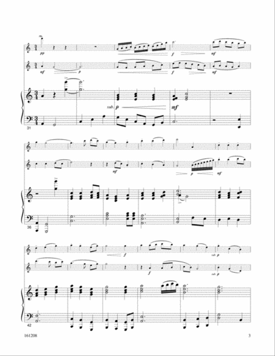 Be Thou My Vision Be Thou My Vision String Duet scores gallery preview page 3