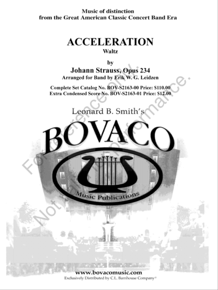 Acceleration Acceleration Concert Band scores gallery preview page 2