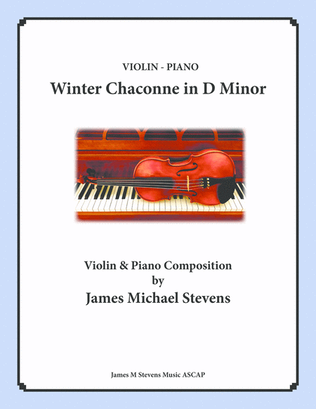 Winter Chaconne in D Minor - Violin & Piano