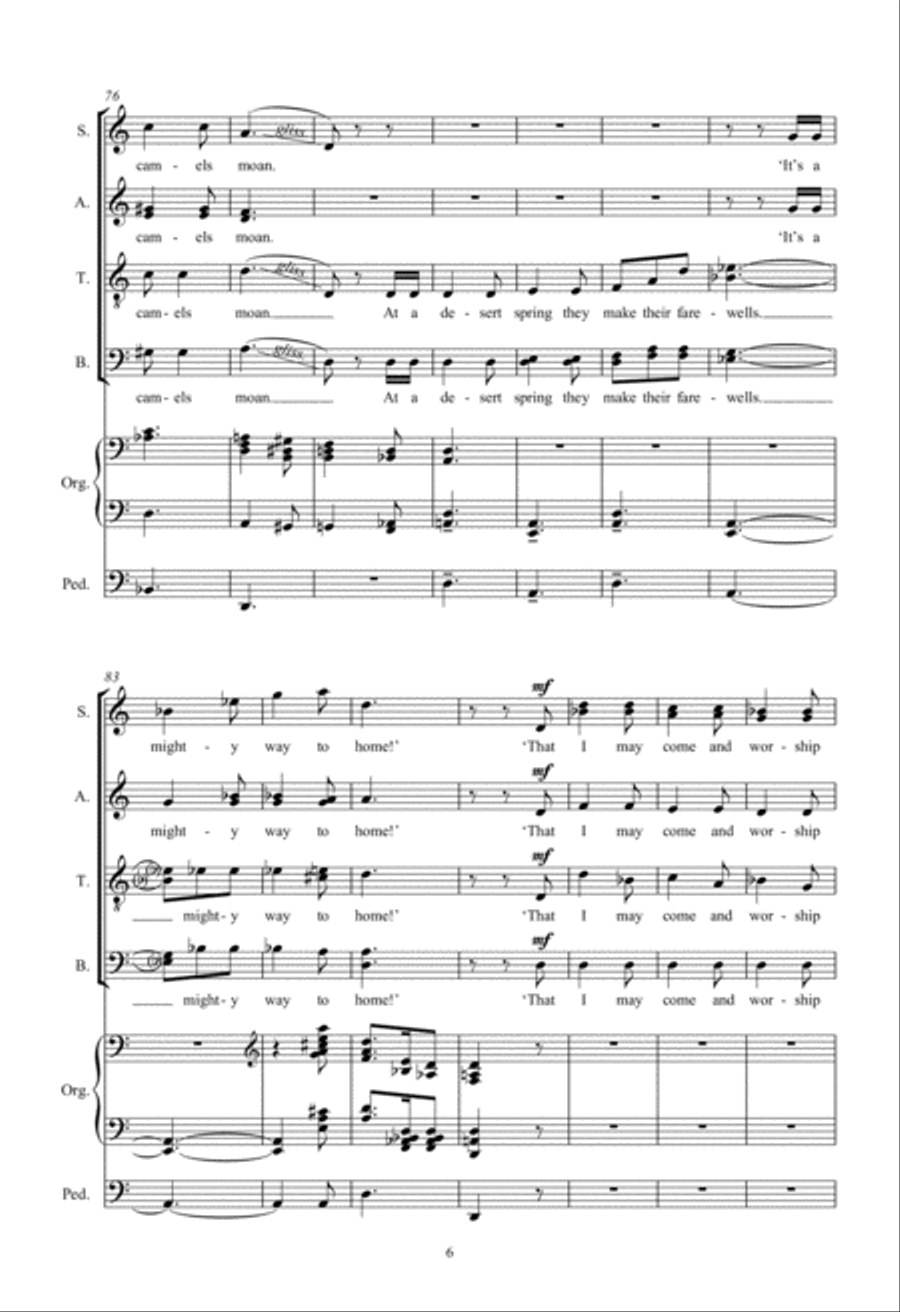 The Magi's Dream 4-Part scores gallery preview page 6