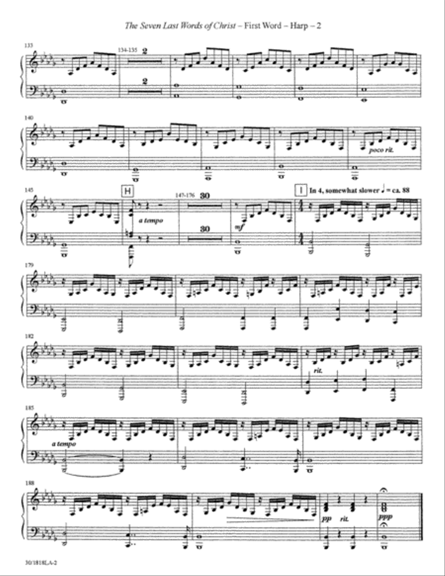 The Seven Last Words of Christ - Harp Choir scores gallery preview page 3