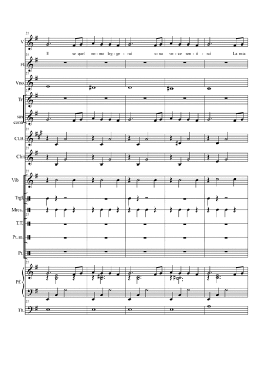 More (ti Guarderò Nel Cuore) - Score Only Score scores gallery preview page 5