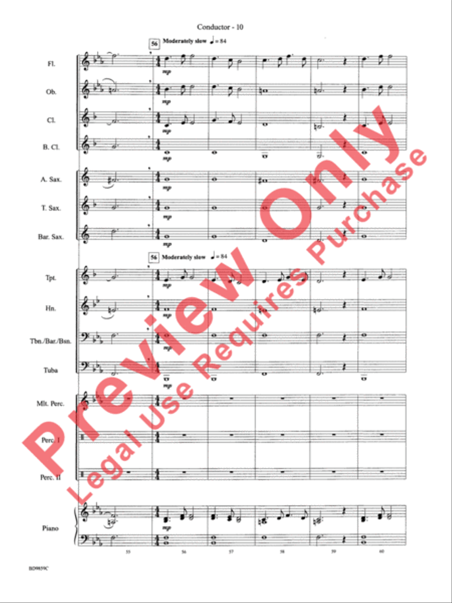 Classic Bits & Pieces (based on Favorite Classic Themes) Concert Band scores gallery preview page 12