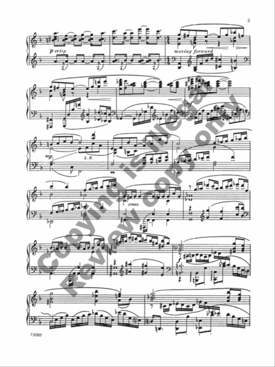 Lamentation and Scherzo Piano Solo scores gallery preview page 4
