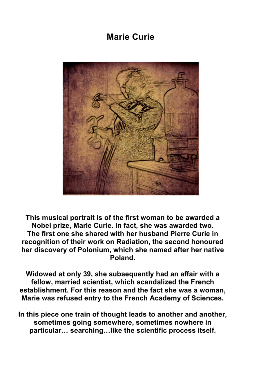 MARIE CURIE Piano Duet scores gallery preview page 3