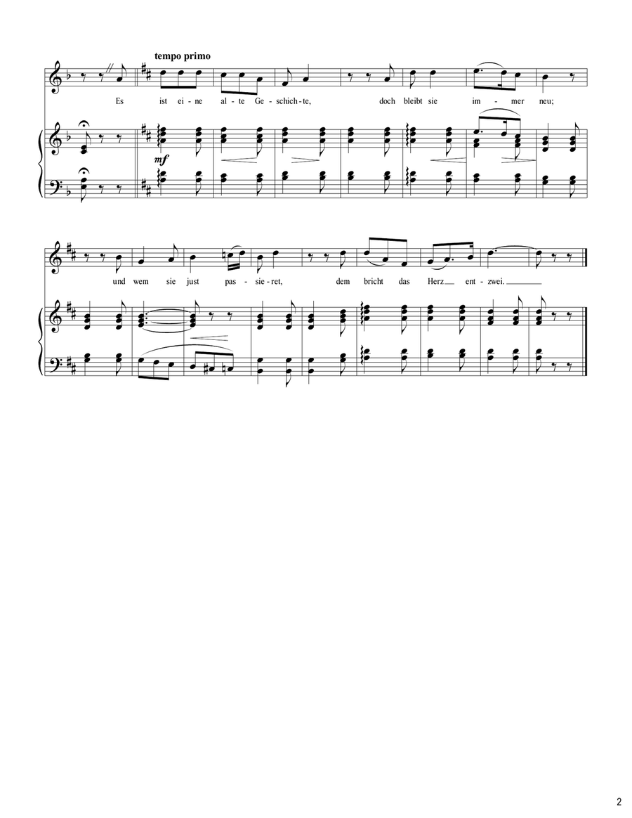 Lyrisches Intermezzo High Voice scores gallery preview page 3