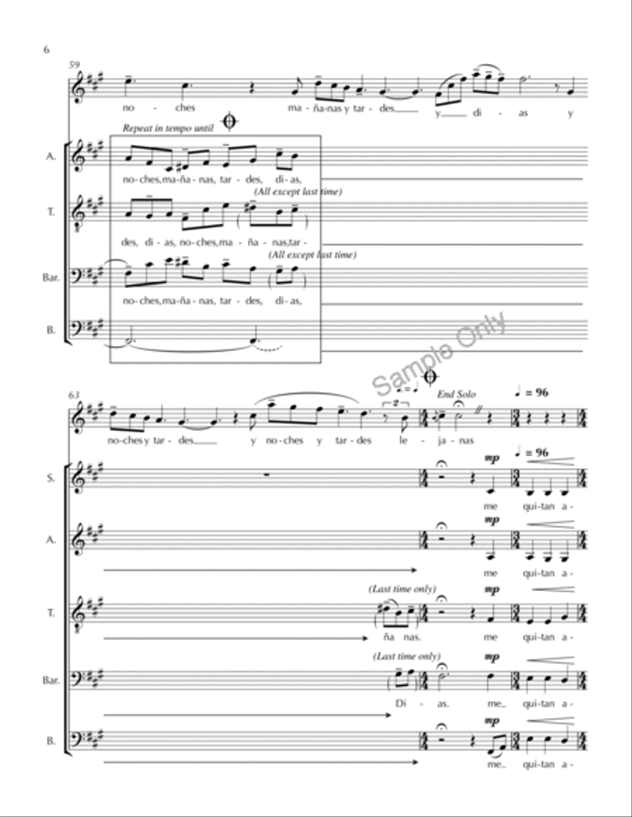 Distancia Distancia SSAATB scores gallery preview page 6