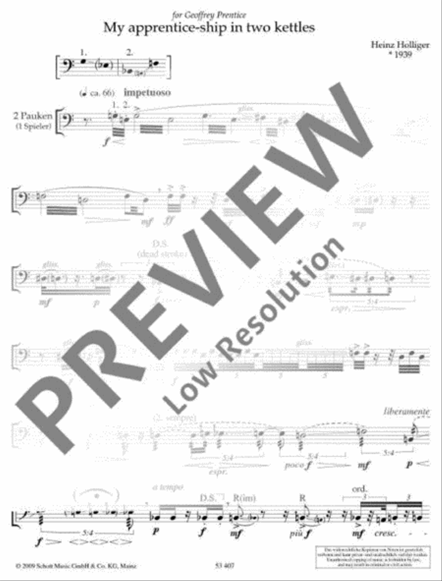 My apprentice-ship in two kettles Percussion scores gallery preview page 7