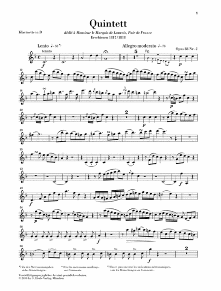 Quintet for Wind Instruments in E-flat Major, Op. 88 No. 2 Woodwind Quintet scores gallery preview page 4