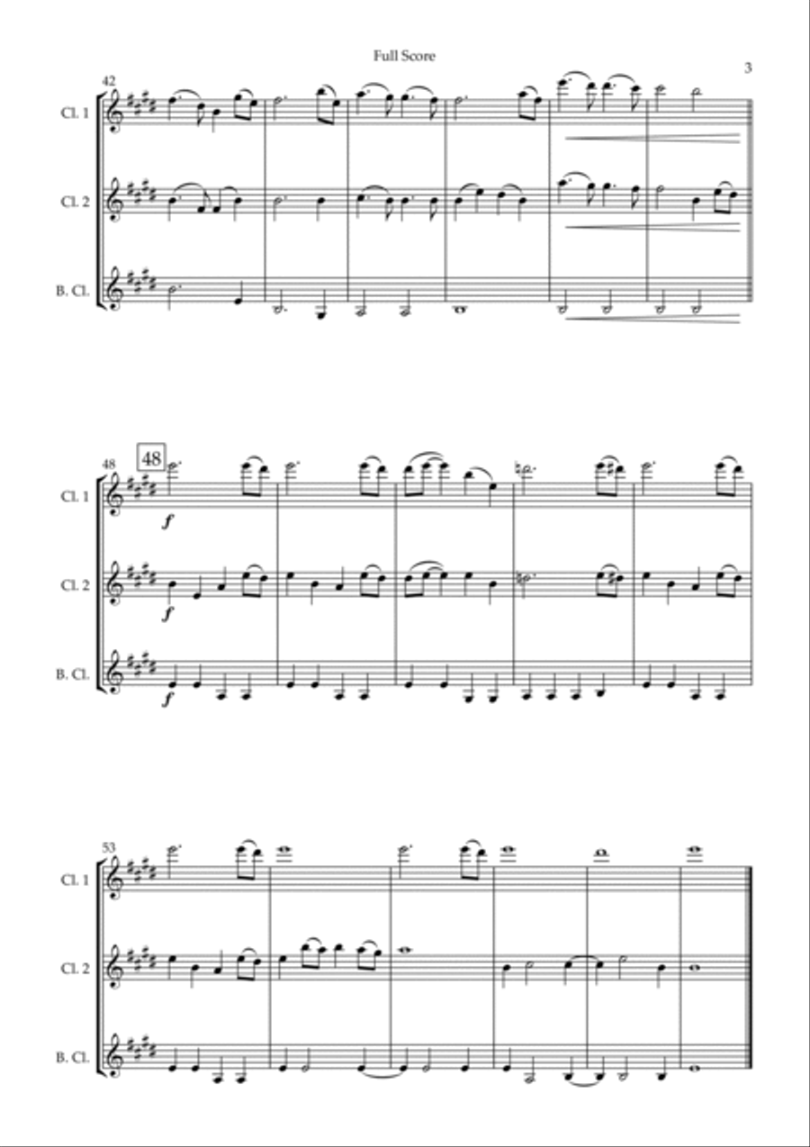 Jurassic Park Iii Woodwind Trio scores gallery preview page 3