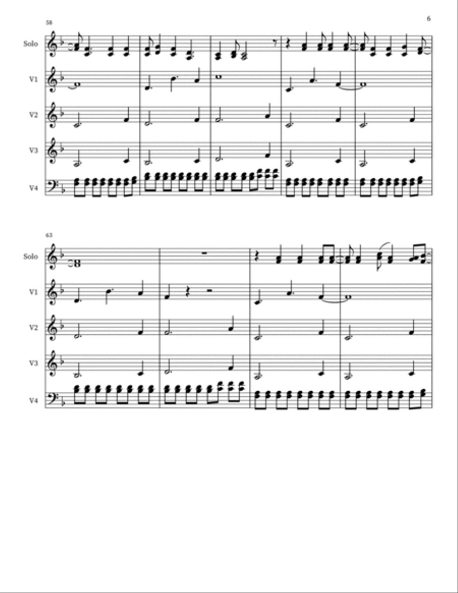 I Melt With You I Melt With You 4-Part scores gallery preview page 6