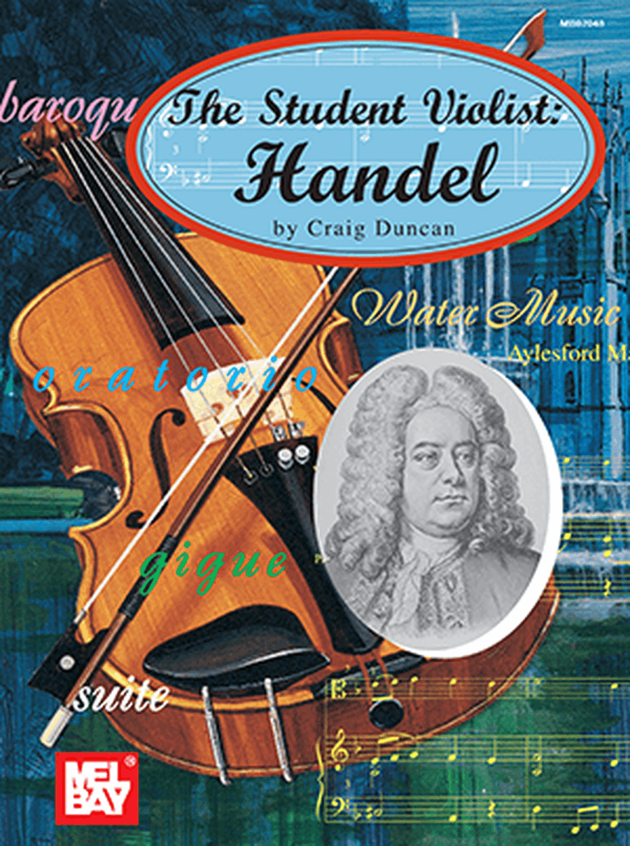 The Student Violist: Handel Viola Solo scores gallery preview page 1