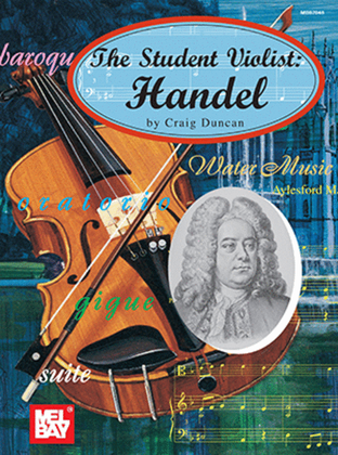 Book cover for The Student Violist: Handel