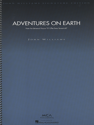 Book cover for Adventures on Earth (from E.T.: The Extra-Terrestrial)