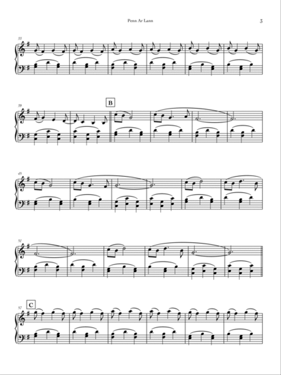 Penn Ar Lann Piano Solo scores gallery preview page 3