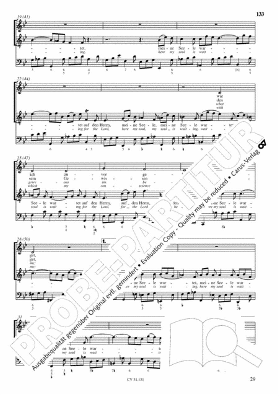 The Complete Sacred Vocal Works (Das geistliche Vokalwerk) Voice scores gallery preview page 134