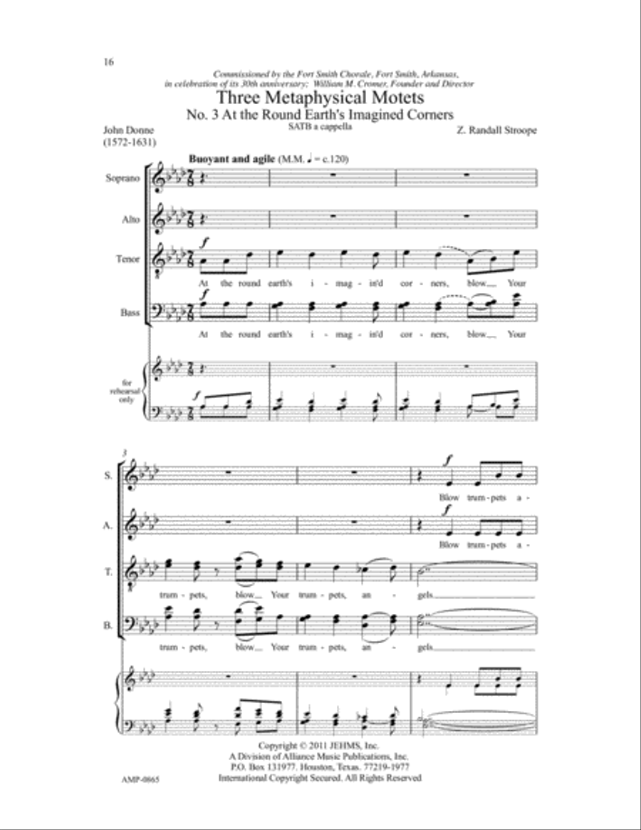 Three Metaphysical Motets 4-Part scores gallery preview page 8
