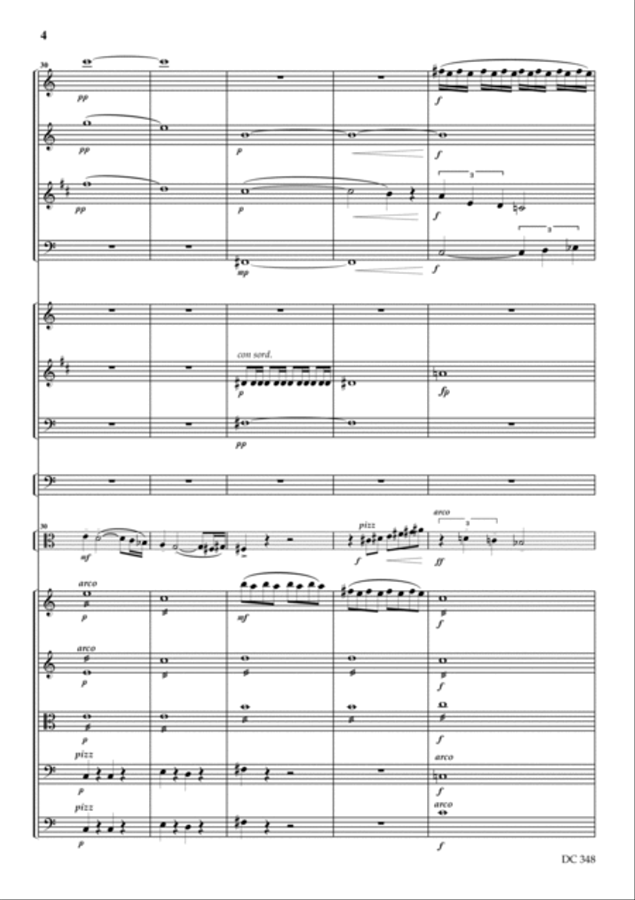 Conversation Concerto No.4 for viola and orchestra [score only] Full Orchestra scores gallery preview page 4