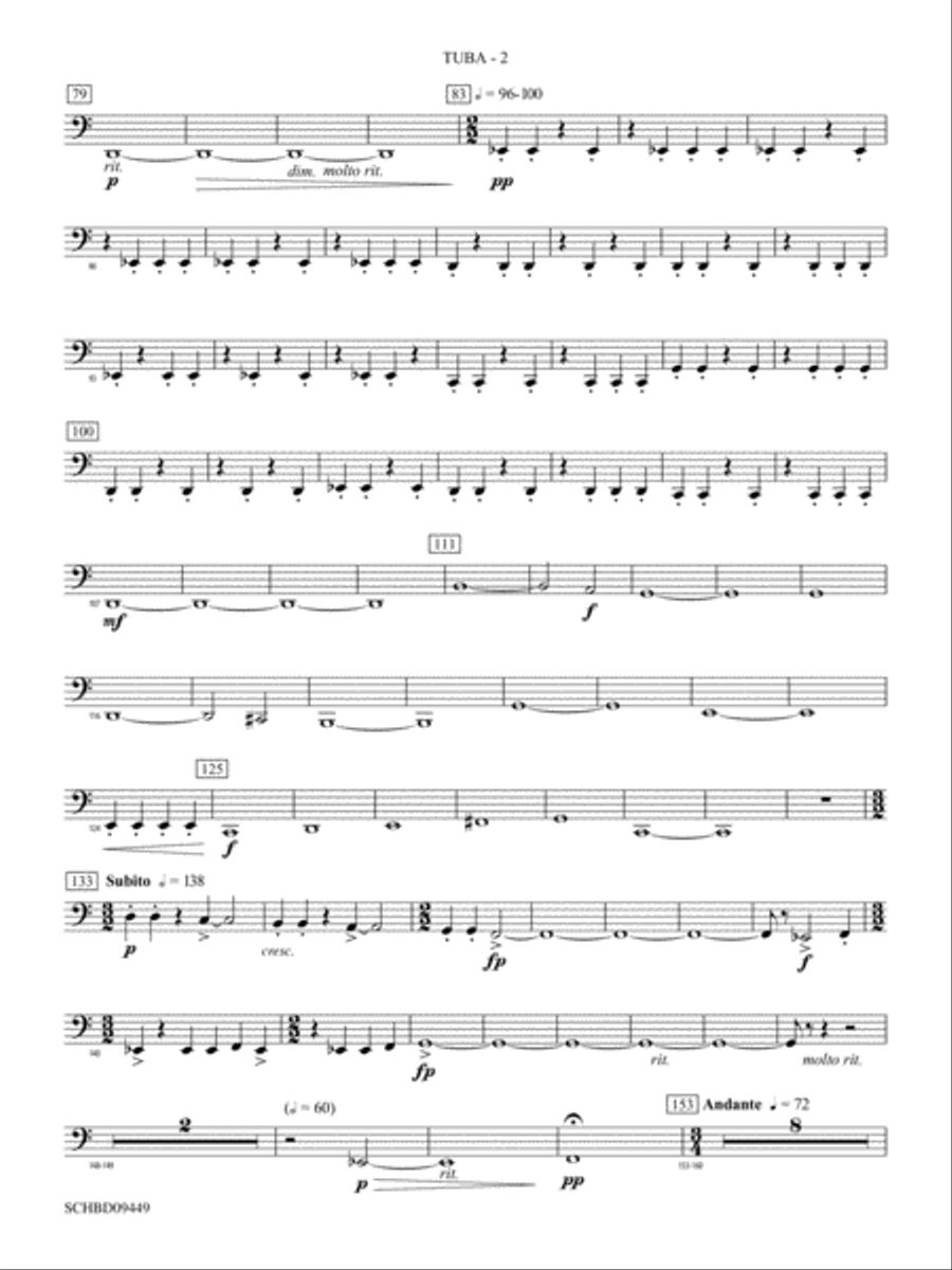 Psalm 46: Tuba Psalm 46: Tuba Concert Band scores gallery preview page 2