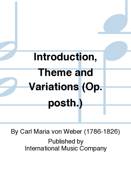 Introduction, Theme and Variations (Op. posth.) (DRUCKER)