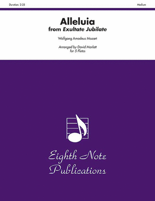 Book cover for Alleluia (from Exultate Jubilate)