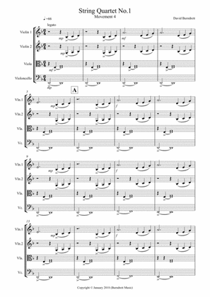 String Quartet No.1 (movement 4)