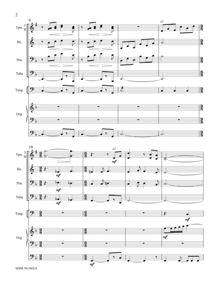 The Sussex Carol (Brass Quintet Score)