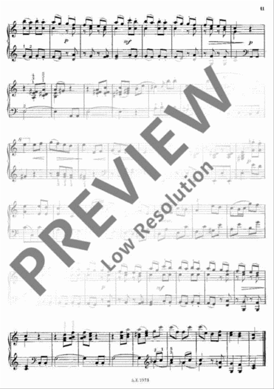 10 Pieces for Children Piano Solo scores gallery preview page 12