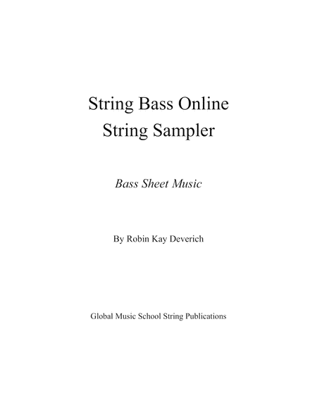 Bass String Sampler Sheet Music
