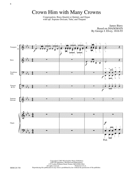 Festive Hymn Settings for Congregational Singing Set 1: Christ the King