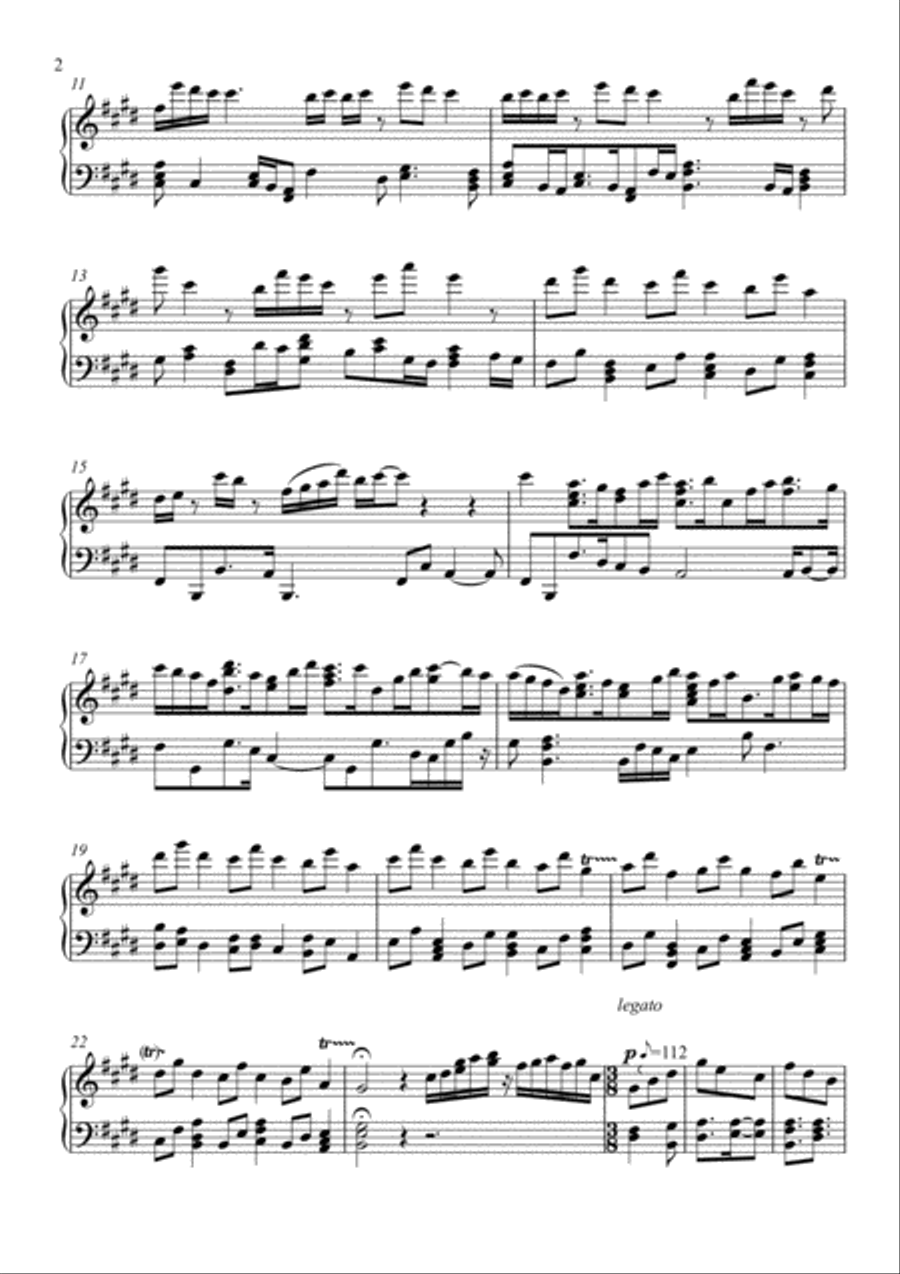 Blackwater Weir Blackwater Weir Piano Solo scores gallery preview page 2