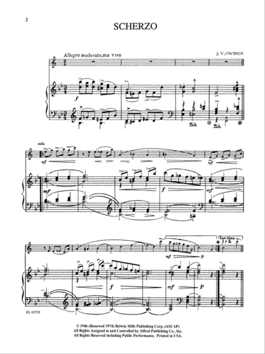 Classic Festival Solos (B-flat Clarinet), Volume 1 B-Flat Clarinet scores gallery preview page 3