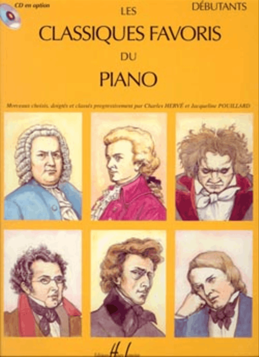 Les classiques favoris - Volume debutants Easy Piano scores gallery preview page 1