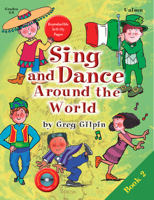 Book cover for Sing and Dance Around the World, Book 2
