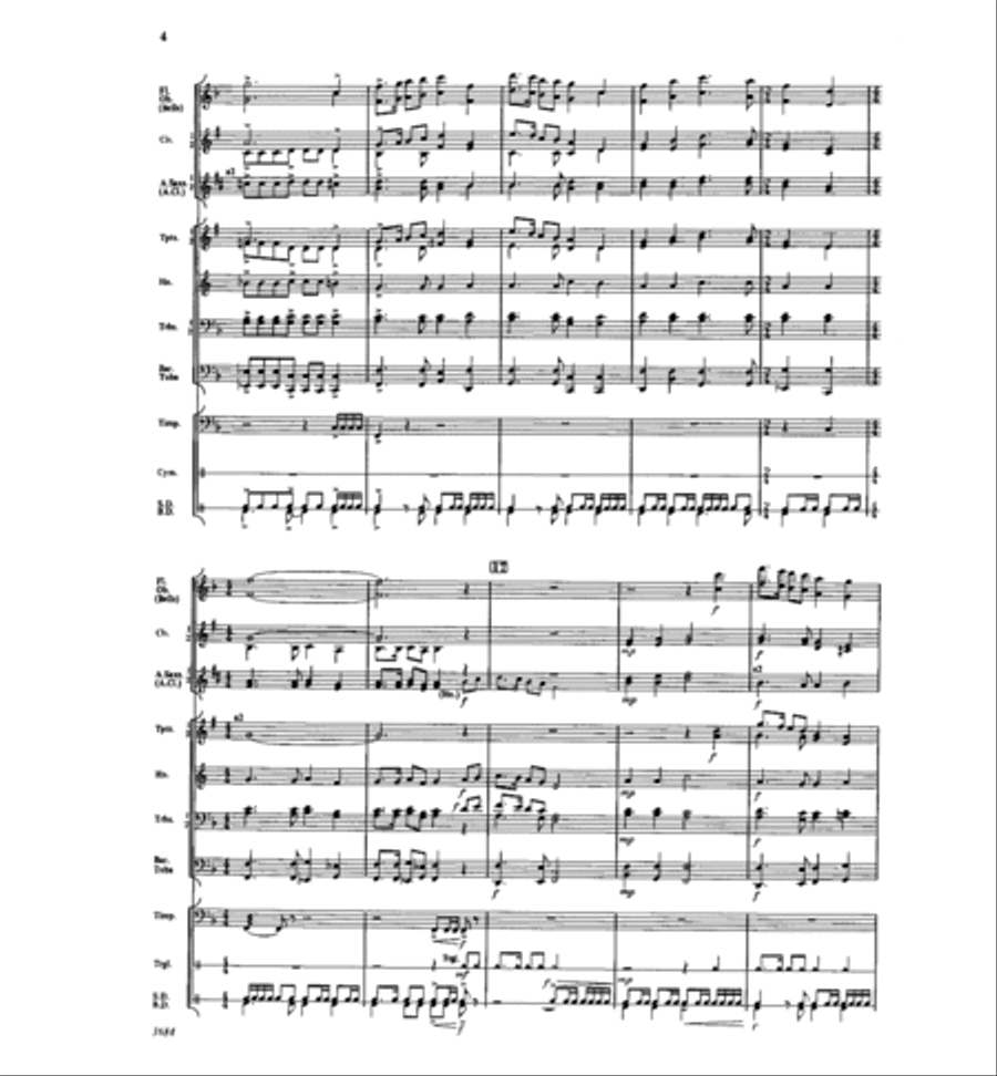 Abington Ridge Concert Band scores gallery preview page 3