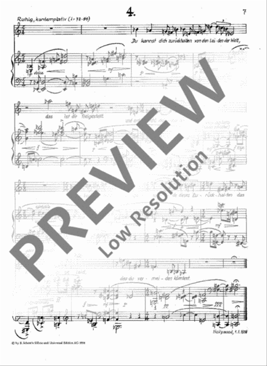 5 Lieder nach Kafka 5 Lieder nach Kafka Voice Solo scores gallery preview page 10