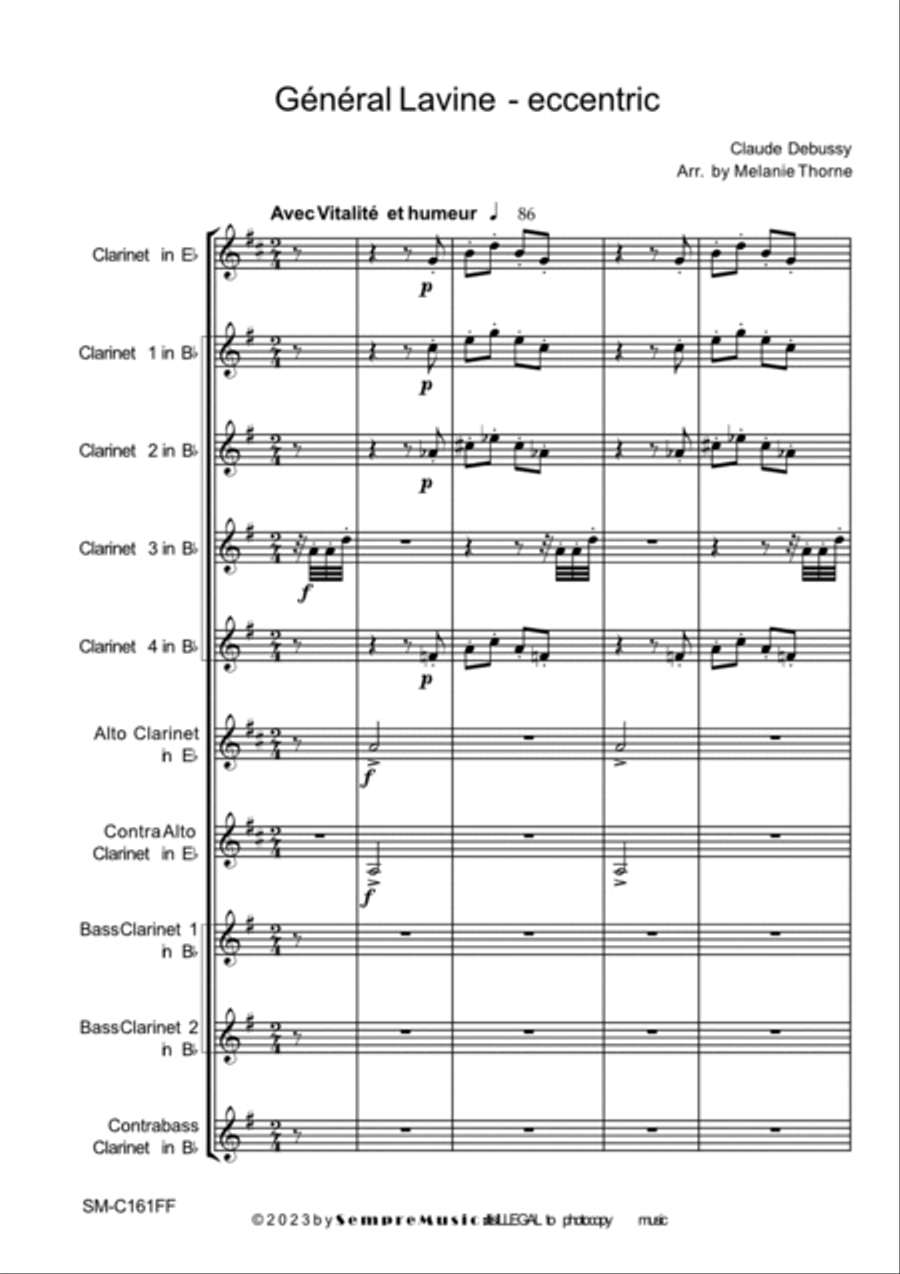 Général Lavine - Eccentric Chamber Music scores gallery preview page 2