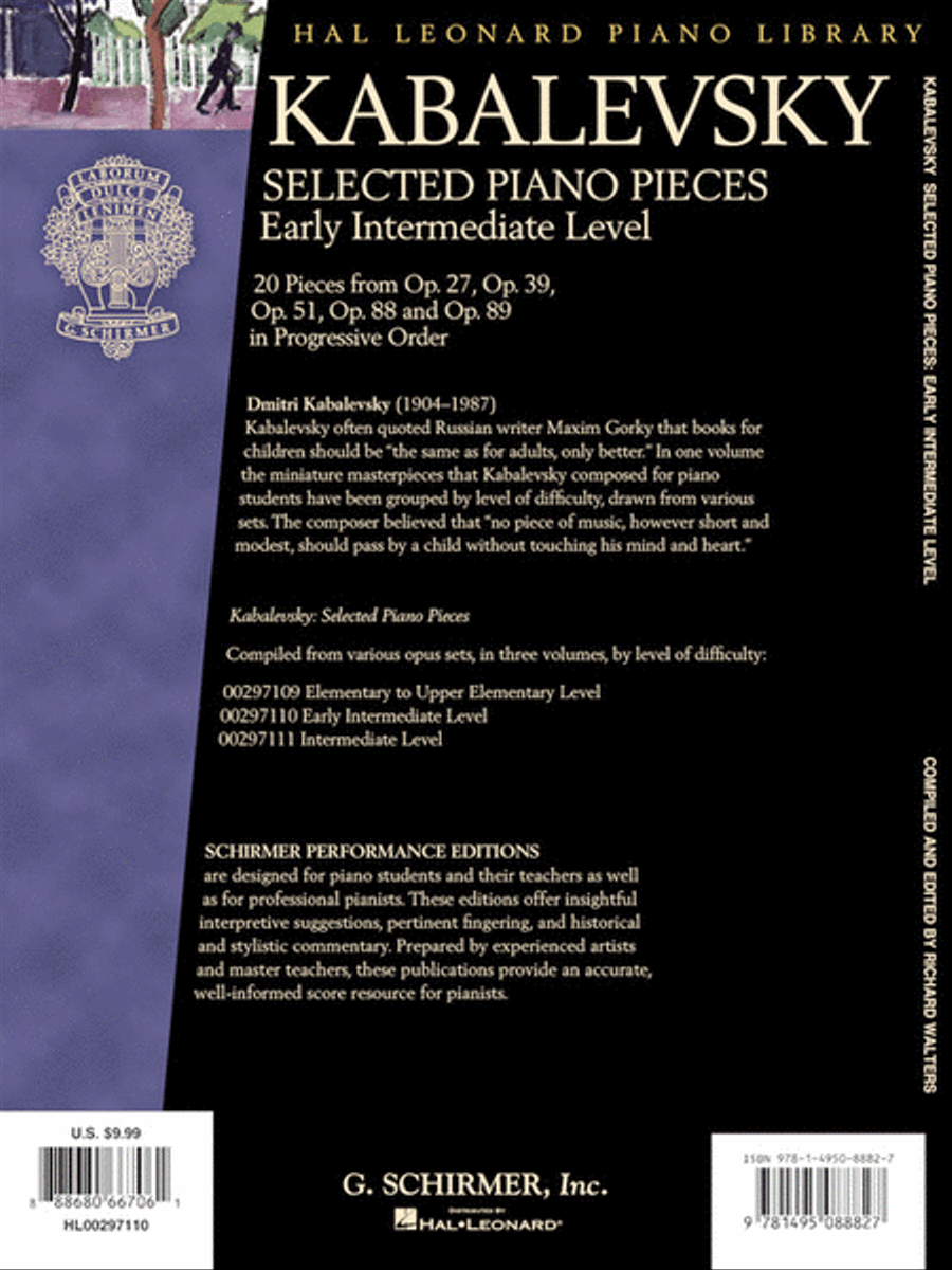 Dmitri Kabalevsky - Selected Piano Pieces Dmitri Kabalevsky - Selected Piano Pieces Piano Solo scores gallery preview page 9