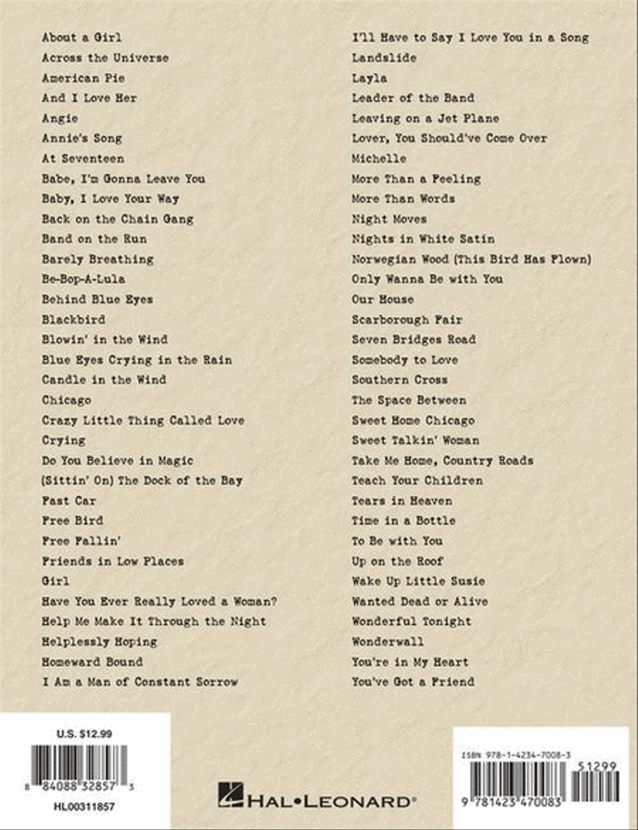 Acoustic Acoustic Piano, Vocal, Guitar scores gallery preview page 9