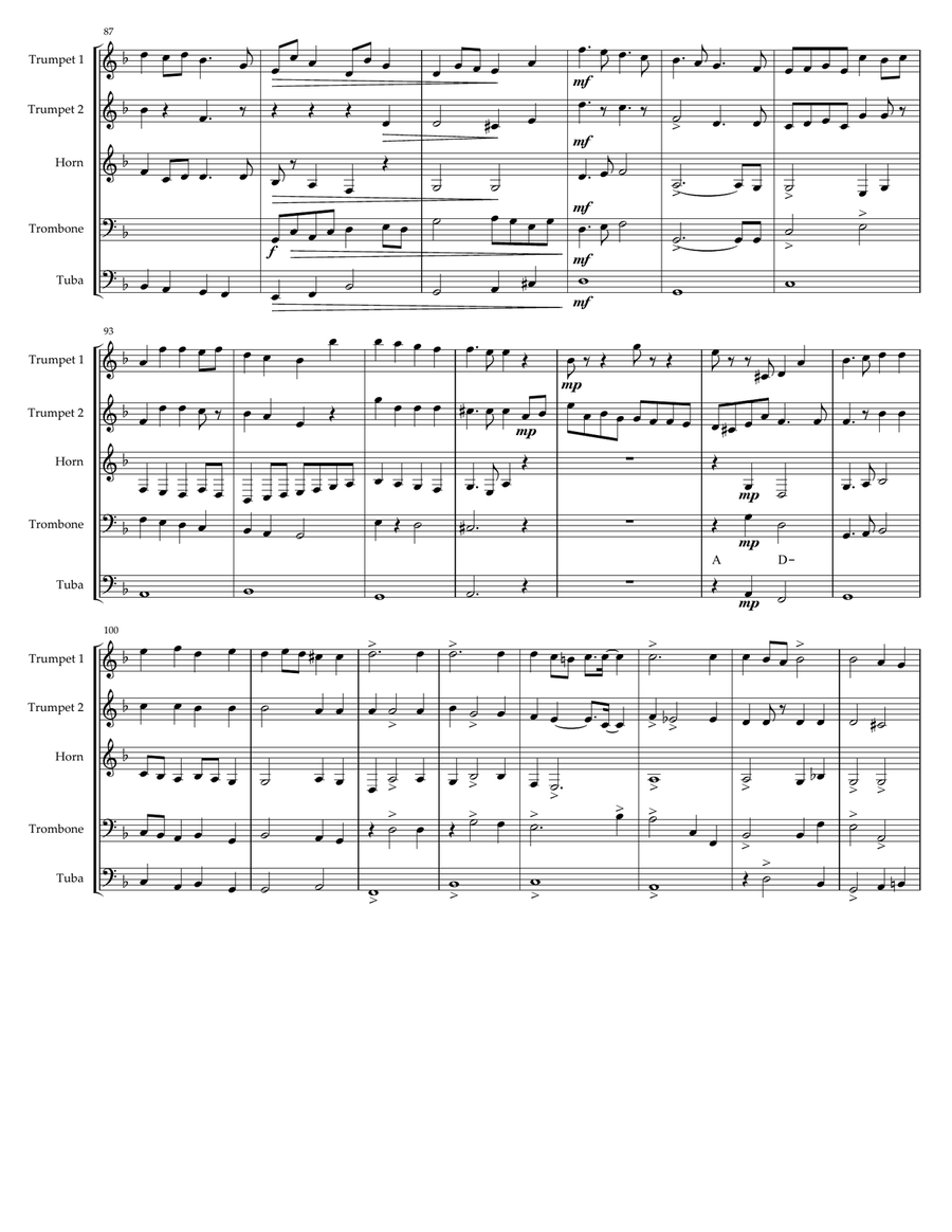 Brandenburg Gate Horn scores gallery preview page 6
