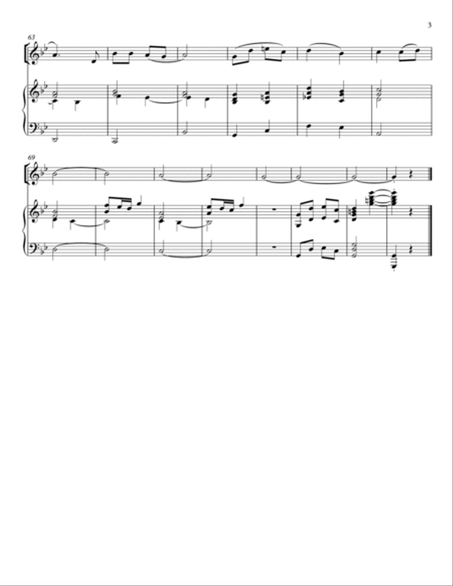 Sing We Now of Christmas - Bb Trumpet Solo with Piano Sing We Now of Christmas - Bb Trumpet Solo with Piano Trumpet Duet scores gallery preview page 3