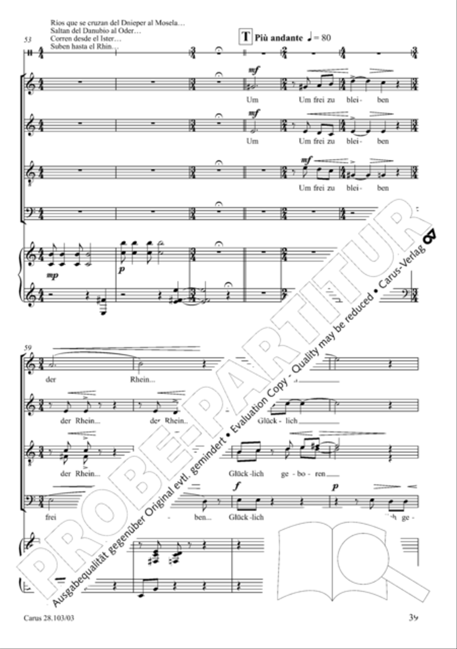 Water 4-Part scores gallery preview page 54