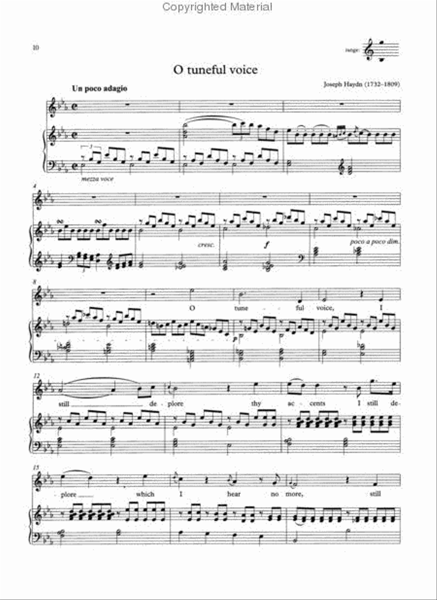 The Art of Song, Grade 8 (High Voice) High Voice scores gallery preview page 2