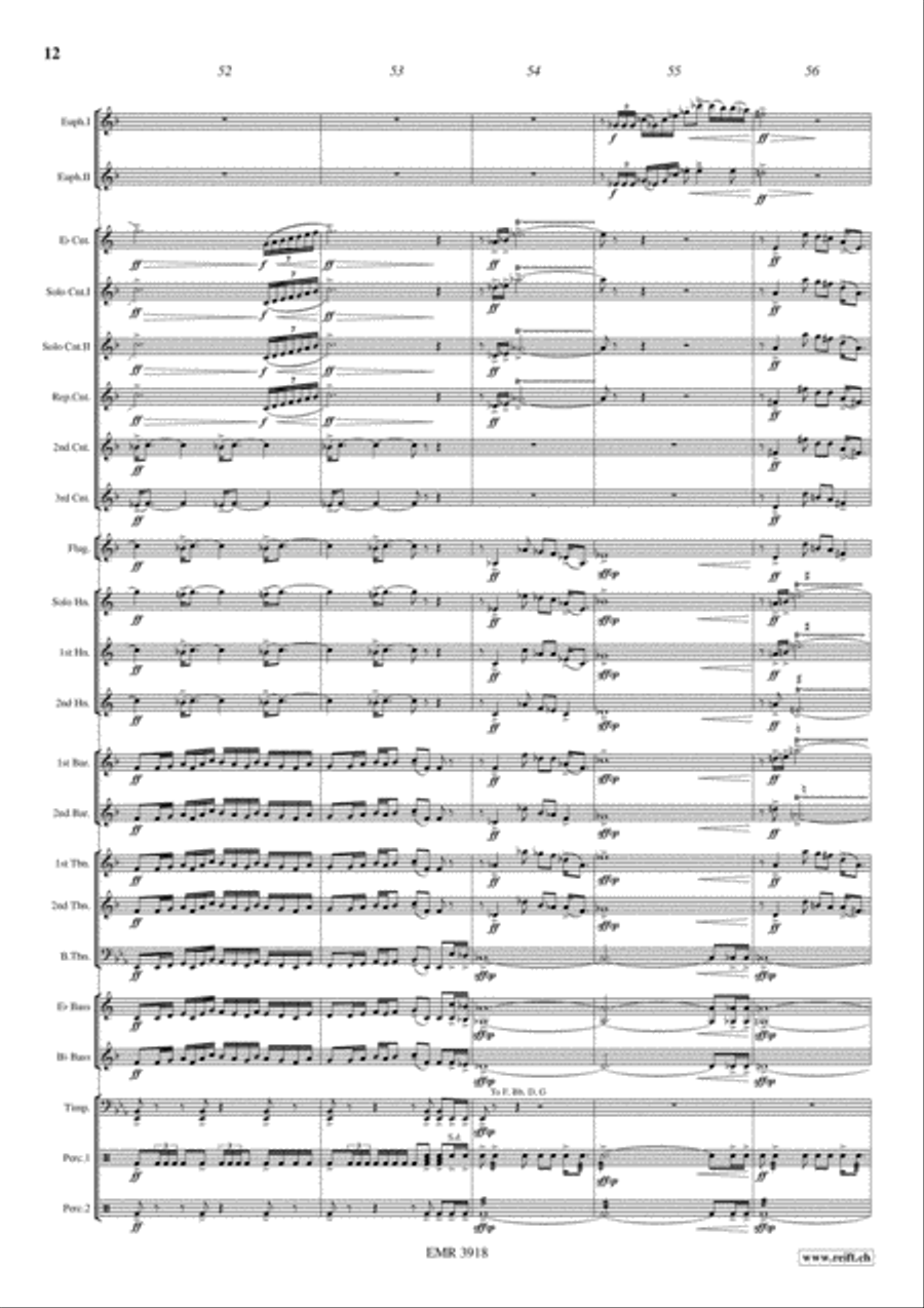 Celtic Folk Celtic Folk Brass Band scores gallery preview page 12
