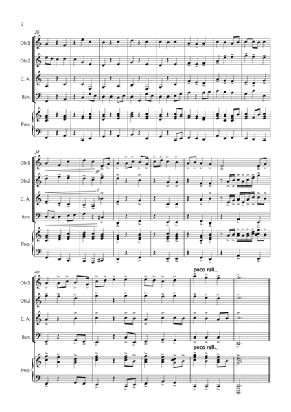 Jupiter Hymn for Double Reed Quartet image number null