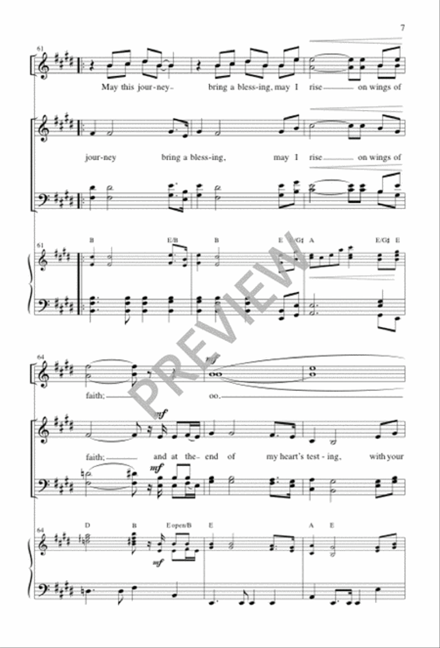 Jesus, Draw Me Ever Nearer 4-Part scores gallery preview page 7